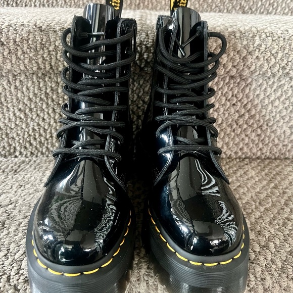 DR. MARTENS JADON BOOT PATENT LEATHER PLATFORMS - Picture 11 of 11